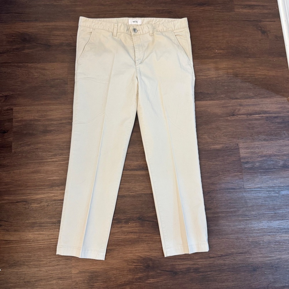 WESC Stockholm Chino Pants Alessandro W36 L32 Beige Casual Menswear